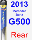 Rear Wiper Blade for 2013 Mercedes-Benz G500 - Hybrid