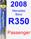 Passenger Wiper Blade for 2008 Mercedes-Benz R350 - Hybrid