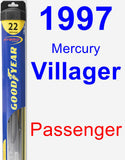 Passenger Wiper Blade for 1997 Mercury Villager - Hybrid