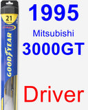 Driver Wiper Blade for 1995 Mitsubishi 3000GT - Hybrid