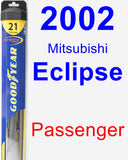 Passenger Wiper Blade for 2002 Mitsubishi Eclipse - Hybrid