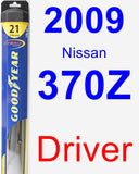 Driver Wiper Blade for 2009 Nissan 370Z - Hybrid