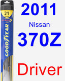 Driver Wiper Blade for 2011 Nissan 370Z - Hybrid