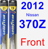 Front Wiper Blade Pack for 2012 Nissan 370Z - Hybrid