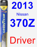 Driver Wiper Blade for 2013 Nissan 370Z - Hybrid