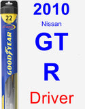 Driver Wiper Blade for 2010 Nissan GT-R - Hybrid