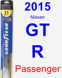 Passenger Wiper Blade for 2015 Nissan GT-R - Hybrid