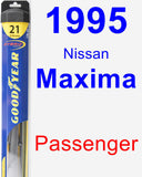 Passenger Wiper Blade for 1995 Nissan Maxima - Hybrid