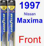 Front Wiper Blade Pack for 1997 Nissan Maxima - Hybrid