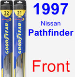 Front Wiper Blade Pack for 1997 Nissan Pathfinder - Hybrid