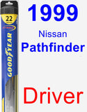 Driver Wiper Blade for 1999 Nissan Pathfinder - Hybrid