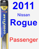 Passenger Wiper Blade for 2011 Nissan Rogue - Hybrid