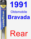 Rear Wiper Blade for 1991 Oldsmobile Bravada - Hybrid