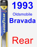 Rear Wiper Blade for 1993 Oldsmobile Bravada - Hybrid