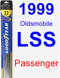 Passenger Wiper Blade for 1999 Oldsmobile LSS - Hybrid