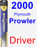 Driver Wiper Blade for 2000 Plymouth Prowler - Hybrid