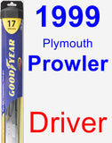 Driver Wiper Blade for 1999 Plymouth Prowler - Hybrid