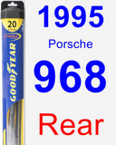 Rear Wiper Blade for 1995 Porsche 968 - Hybrid