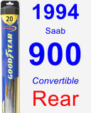 Rear Wiper Blade for 1994 Saab 900 - Hybrid