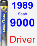 Driver Wiper Blade for 1989 Saab 9000 - Hybrid