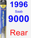 Rear Wiper Blade for 1996 Saab 9000 - Hybrid
