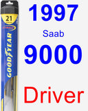 Driver Wiper Blade for 1997 Saab 9000 - Hybrid