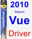 Driver Wiper Blade for 2010 Saturn Vue - Hybrid