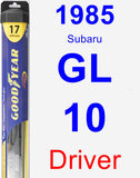 Driver Wiper Blade for 1985 Subaru GL-10 - Hybrid