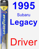 Driver Wiper Blade for 1995 Subaru Legacy - Hybrid