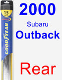 Rear Wiper Blade for 2000 Subaru Outback - Hybrid