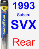 Rear Wiper Blade for 1993 Subaru SVX - Hybrid