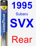 Rear Wiper Blade for 1995 Subaru SVX - Hybrid