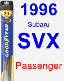 Passenger Wiper Blade for 1996 Subaru SVX - Hybrid