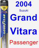 Passenger Wiper Blade for 2004 Suzuki Grand Vitara - Hybrid