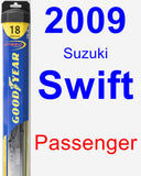 Passenger Wiper Blade for 2009 Suzuki Swift - Hybrid