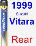 Rear Wiper Blade for 1999 Suzuki Vitara - Hybrid