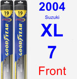 Front Wiper Blade Pack for 2004 Suzuki XL-7 - Hybrid