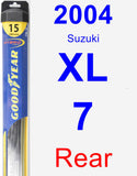 Rear Wiper Blade for 2004 Suzuki XL-7 - Hybrid