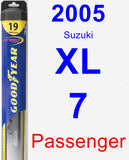 Passenger Wiper Blade for 2005 Suzuki XL-7 - Hybrid