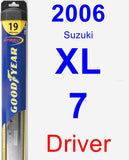 Driver Wiper Blade for 2006 Suzuki XL-7 - Hybrid