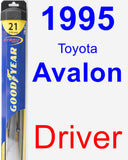 Driver Wiper Blade for 1995 Toyota Avalon - Hybrid