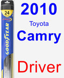 Driver Wiper Blade for 2010 Toyota Camry - Hybrid