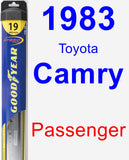 Passenger Wiper Blade for 1983 Toyota Camry - Hybrid