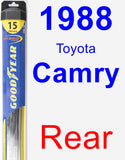 Rear Wiper Blade for 1988 Toyota Camry - Hybrid