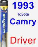 Driver Wiper Blade for 1993 Toyota Camry - Hybrid