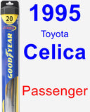 Passenger Wiper Blade for 1995 Toyota Celica - Hybrid