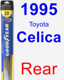 Rear Wiper Blade for 1995 Toyota Celica - Hybrid