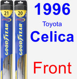 Front Wiper Blade Pack for 1996 Toyota Celica - Hybrid