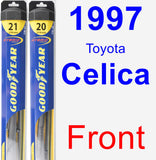 Front Wiper Blade Pack for 1997 Toyota Celica - Hybrid