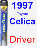 Driver Wiper Blade for 1997 Toyota Celica - Hybrid